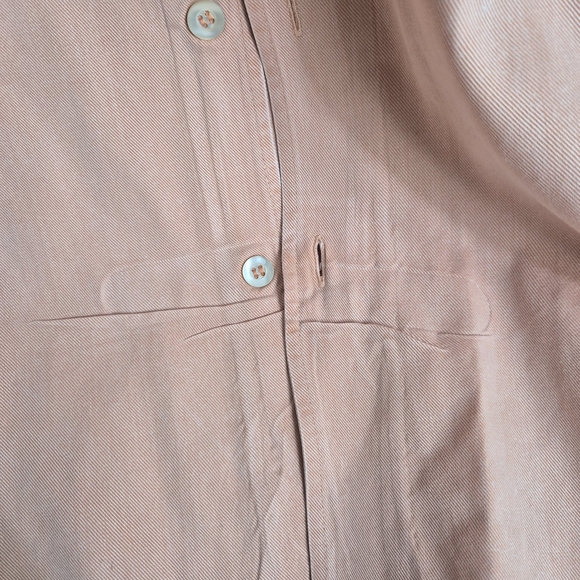 Men Ermenegildo Zegna Light Salmon Pink Dress Shirt Luxury For Less! - Picture 6 of 6